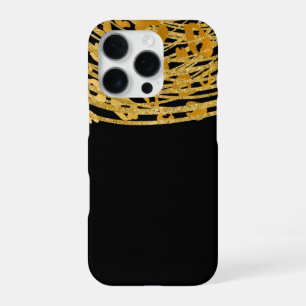 Golden Glam Cheetah Print Exotic Animal Print iPhone Case