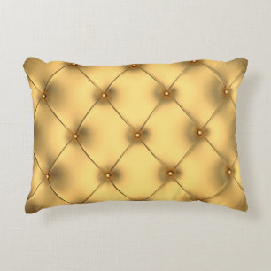 Golden Glamour: Luxurious Interior Decor. Decorative Cushion