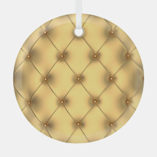 Golden Glamour: Luxurious Interior Decor. Glass Tree Decoration