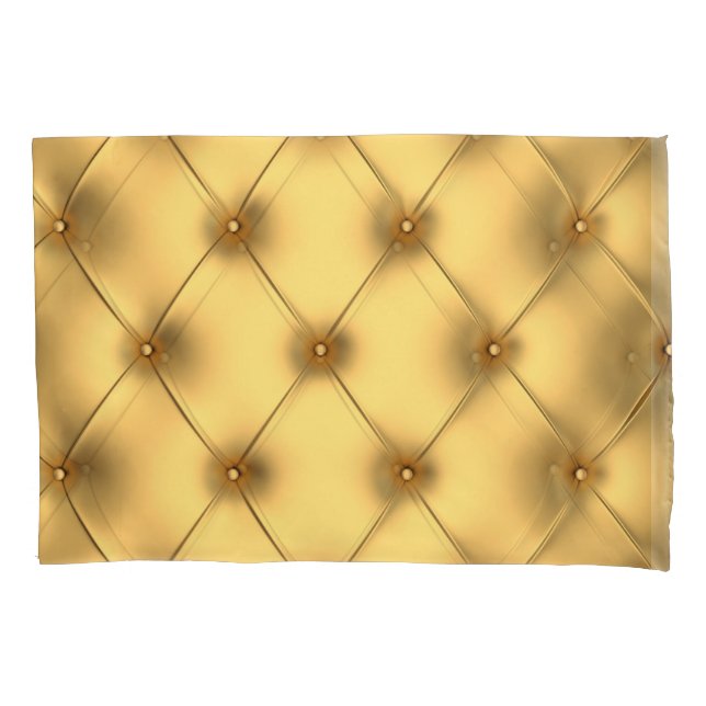 Golden Glamour: Luxurious Interior Decor. Pillowcase (Front)