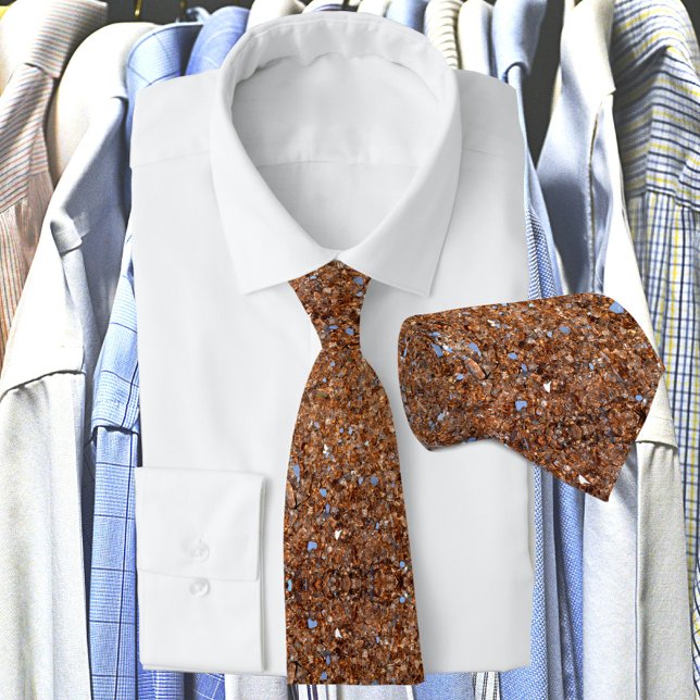 Golden Glass Stylish Brown Bronze Tie (Creator Uploaded)