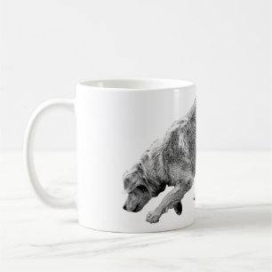 Golden Glide in Soft Winter Tones Coffee Mug