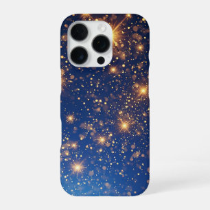 Golden Glitter and Sparkles iPhone 16 Pro Case