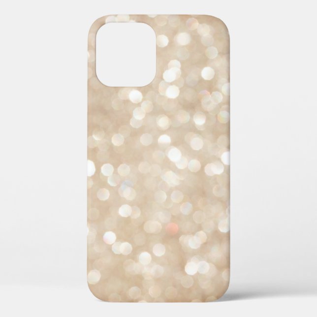 Golden glitter, blurred Christmas background. Case-Mate iPhone Case (Back)