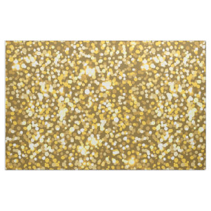 Golden glitter fabric