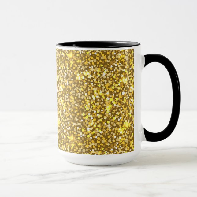 Golden glitter mug (Right)