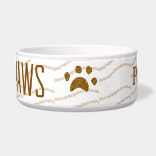 Golden glitter paws pet salon add name email websi