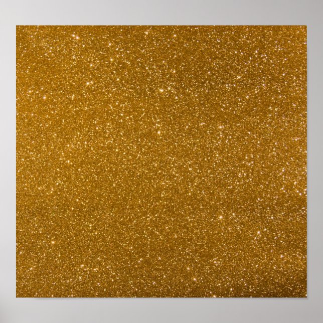 Golden glitter poster (Front)