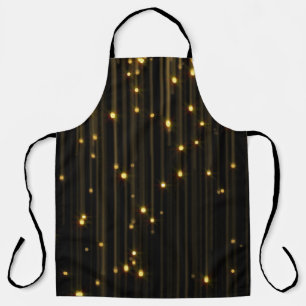 Golden Glitter Rain Light Curtain Apron