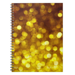 golden glitter texture christmas abstract backgrou notebook