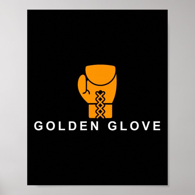Golden-glove' Boxing Motivation  Poster (Front)