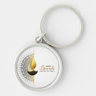 Golden Glow: A Diwali Blessing Key Ring