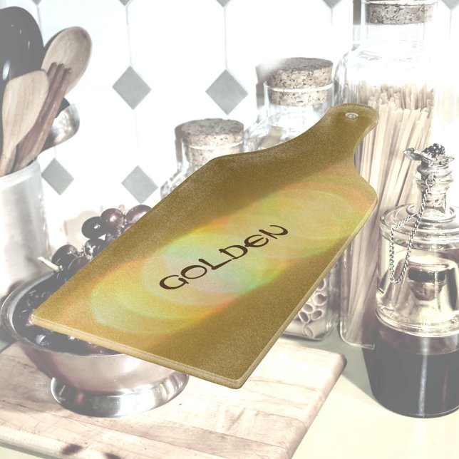 Golden Glow Bronze Glass Cutting Board (Creator Uploaded)