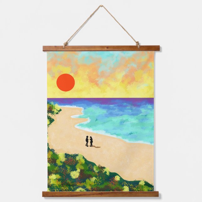 Golden Glow Hanging Tapestry (Front)