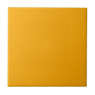 Golden Glow Solid Colour   Classic Elegant Ceramic Tile
