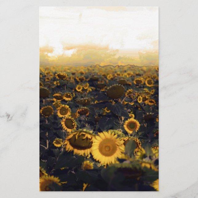 Golden Glow Sunflower Scape (Front)
