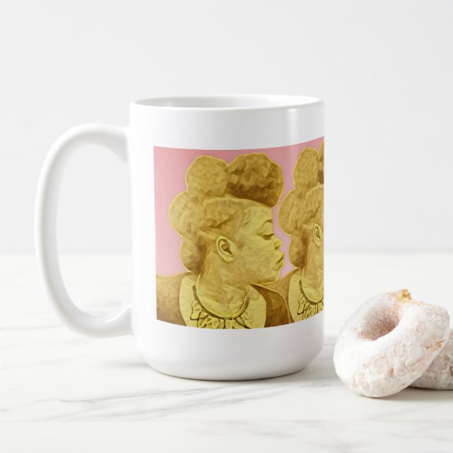 Golden Goddess Coffee Mug (With Donut)