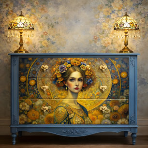 Golden Goddess Decoupage Tissue Paper