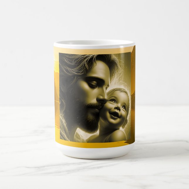 Golden Grace Embrace Coffee Mug (Center)