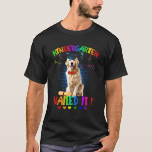 Golden Graduation Class Of 22 Kindergarten Nailed  T-Shirt