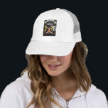 Golden Graduation  Trucker Hat<br><div class="desc">Celebrate this special milestone with a stunning graduation card featuring elegant golden accents, a graduation cap, diploma, and a joyful celebration scene. Perfect for honoring graduates and wishing them success in their next journey. This design captures pride, achievement, and new beginnings—making it an ideal keepsake for students, friends, or family...</div>