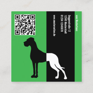 Golden Great Dane Fancy Business Cards