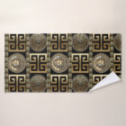 Golden Greek Medusa and Key of Life