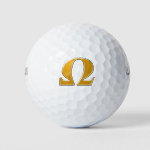 Golden Greek Omega - Symbol of Resistance Golf Balls