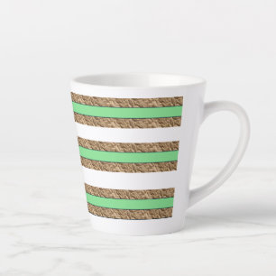 Golden Green Latte Mug