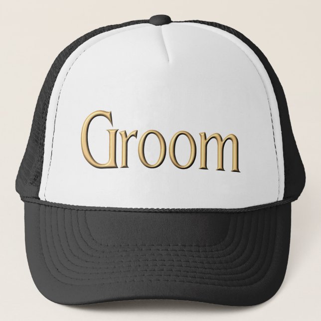 Golden Groom hat (Front)