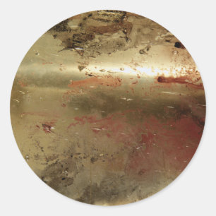 Golden grunge Sticker