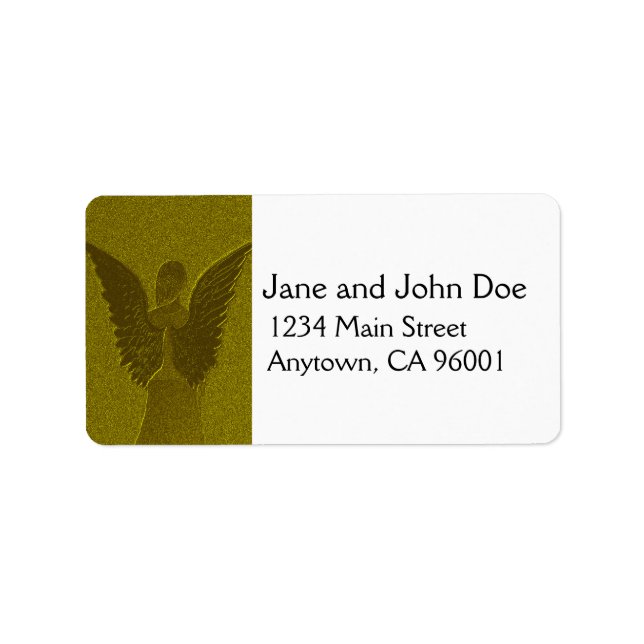 Golden Guardian Angel Label (Front)