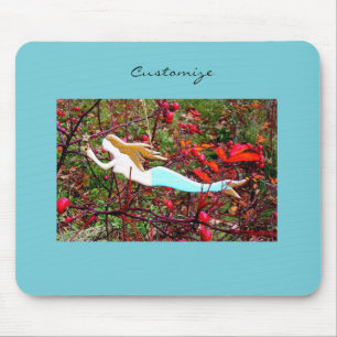 Golden-haired mermaid beauty Thunder_Cove Mouse Pad
