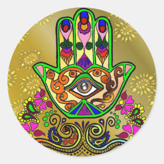 Golden Hand of Fatima, Sticker