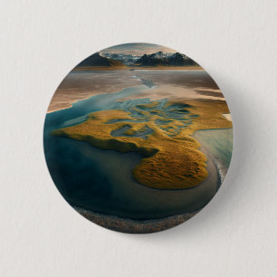 Golden Harmony 6 Cm Round Badge