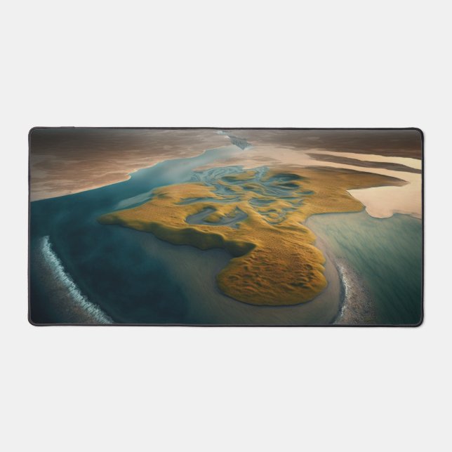 Golden Harmony Desk Mat (Front)