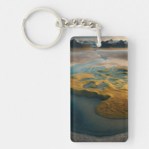 Golden Harmony Key Ring
