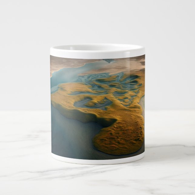 Golden Harmony Large Coffee Mug (Front)