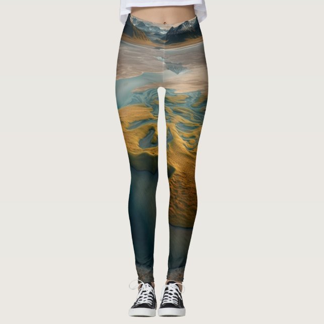 Golden Harmony Leggings (Front)