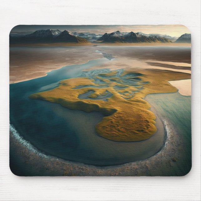 Golden Harmony Mouse Pad (Front)