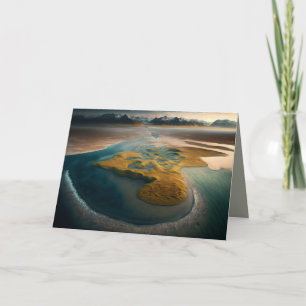 Golden Harmony Note Card