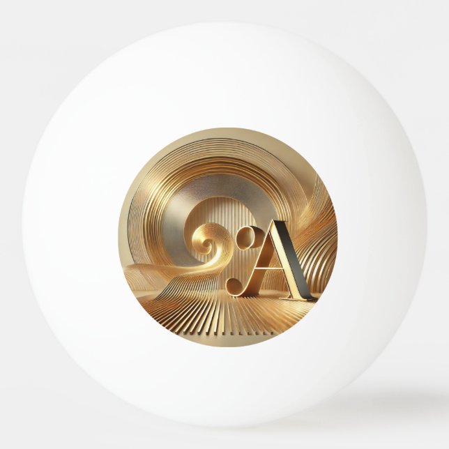 golden harmony ping pong ball (Front)