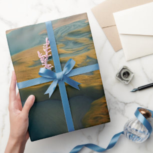 Golden Harmony Wrapping Paper