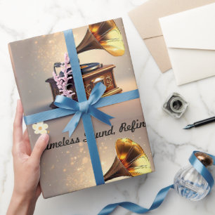 "Golden Harmony" Wrapping Paper