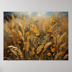 Golden Harvest: A Symphony of Nature Poster