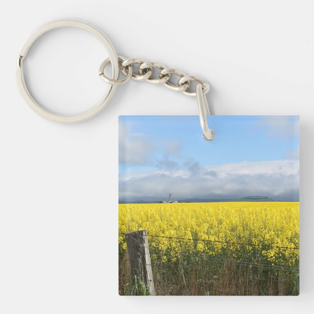 Golden Harvest Acrylic Key Ring (Front)
