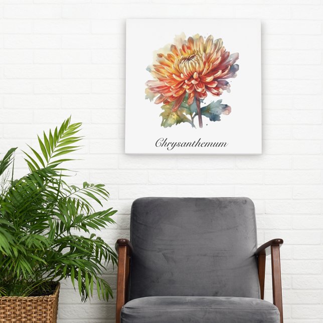 Golden Harvest Chrysanthemum, custom Poster (Creator Uploaded)