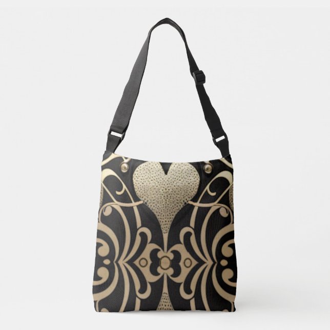 Golden Heart Crossbody Bag (Front)