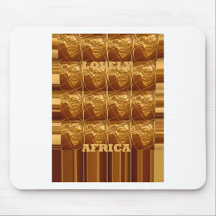 Golden Heart of Africa Mouse Pad