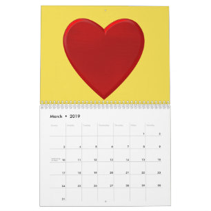golden hearts calendar
